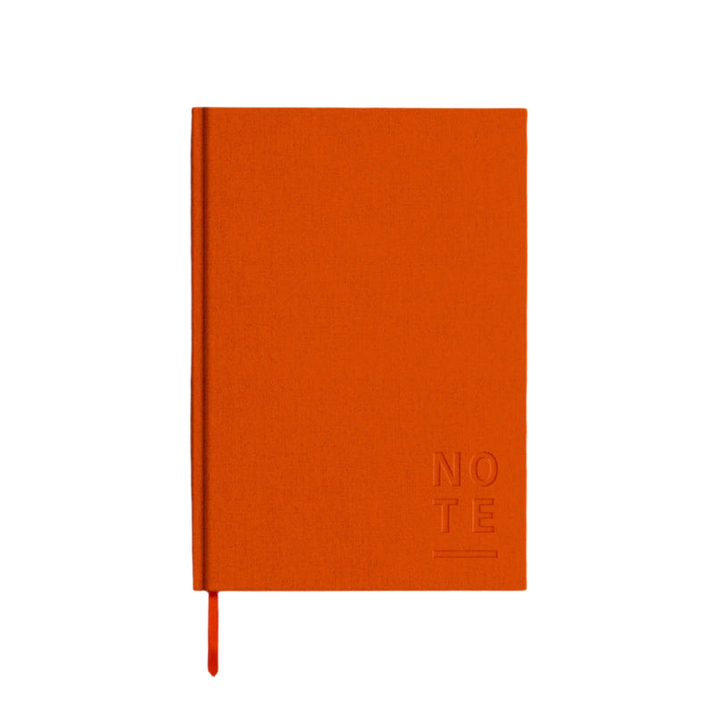 A5 Lined Notebook - Orange