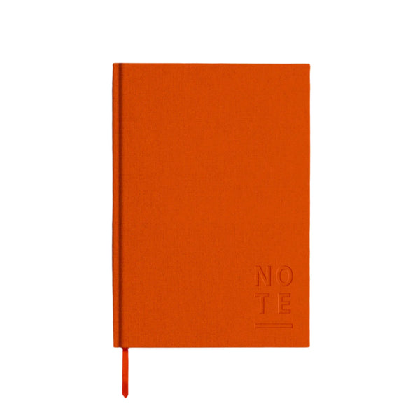 A5 Lined Notebook - Orange