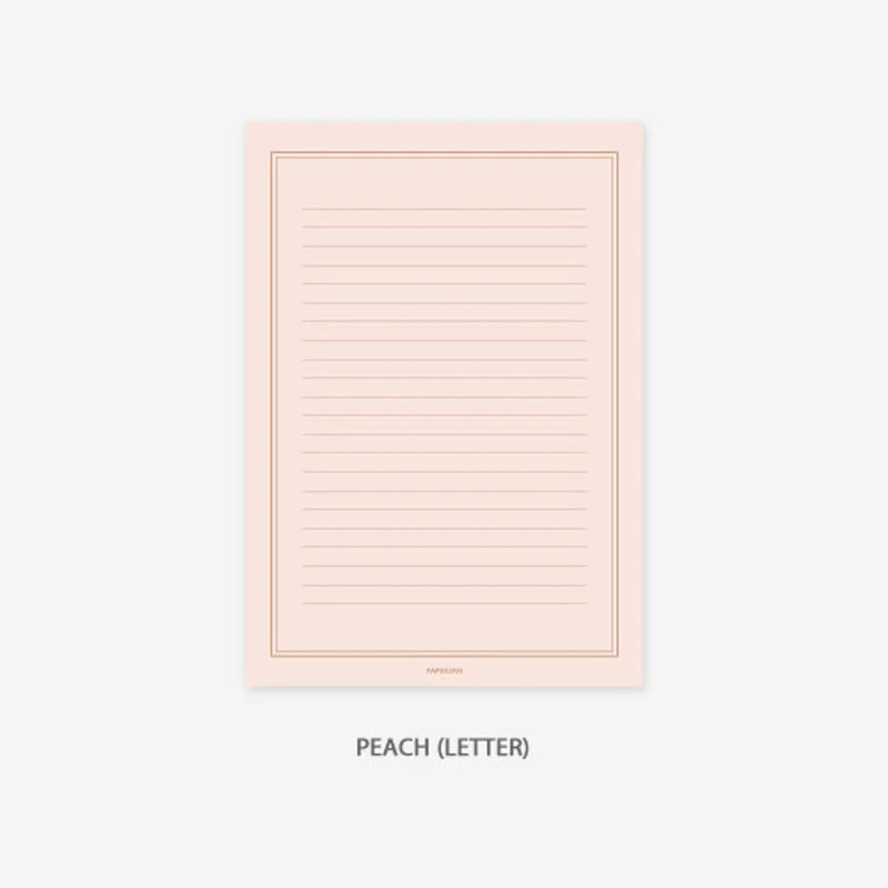 Lifepad A5 Notepad - Letter Peach