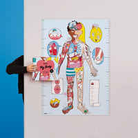 Giant Search and Find Colouring Poster - My Body