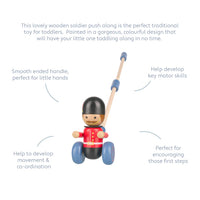 Orange Tree Toys - Boxed Push Along - London Soldier