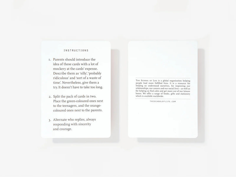 Parents & Teenagers Cards