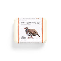 12 Chocolate Red-Legged Partridge Eggs