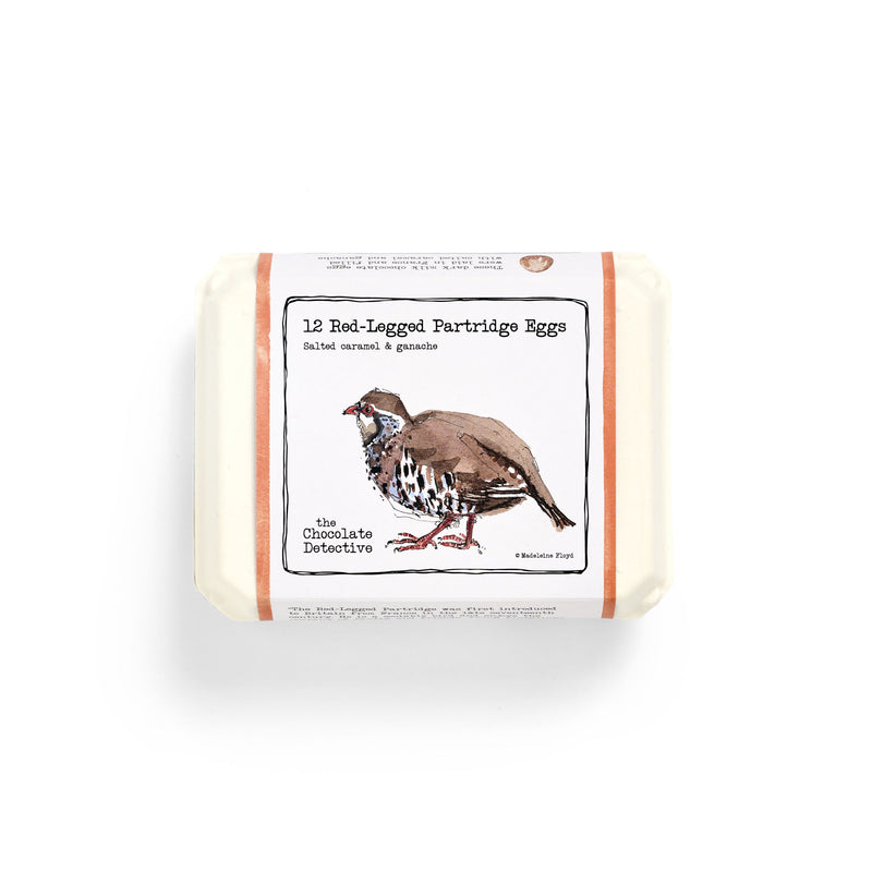 12 Chocolate Red-Legged Partridge Eggs