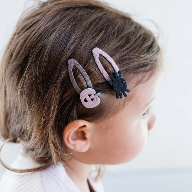Mimi & Lula - Pumpkin and Spider Hair Clips