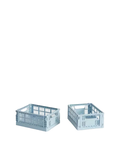 Crate Mini-Set of 2 - Soft Blue