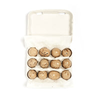 12 Chocolate Red-Legged Partridge Eggs