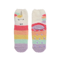 Rainbow Unicorn Cosy Slipper Socks