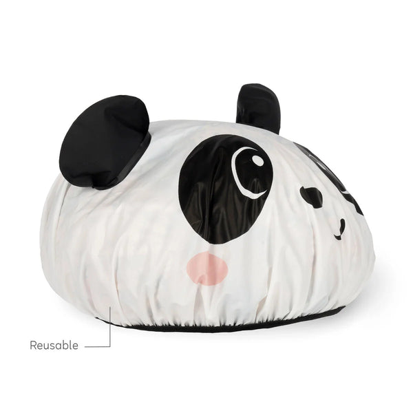 The Shower Must Go On Shower Cap - Panda