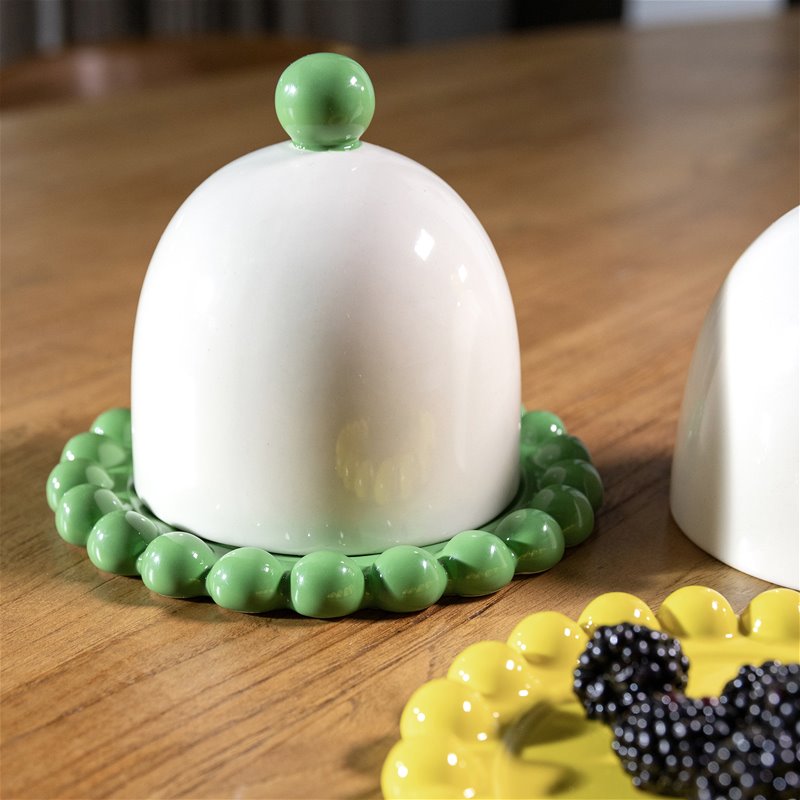 Butter Dish - Perle Green