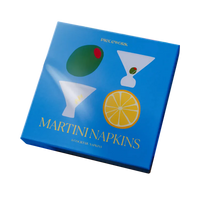 Martini Cocktail Napkins - Set Of 4