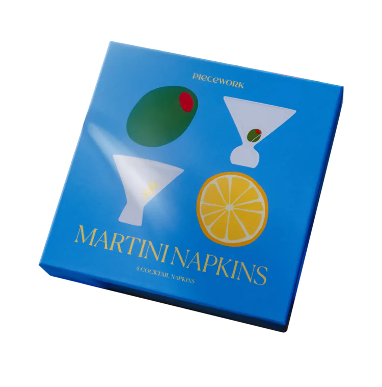 Martini Cocktail Napkins - Set Of 4