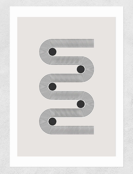 Abstract Arches III - Art Print