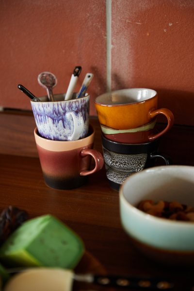 HK Living - 70s ceramics: americano mug, Rise