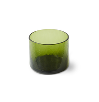 Tube Glass in Olive