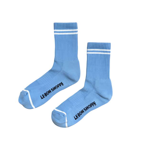 Boyfriend Socks - French Blue