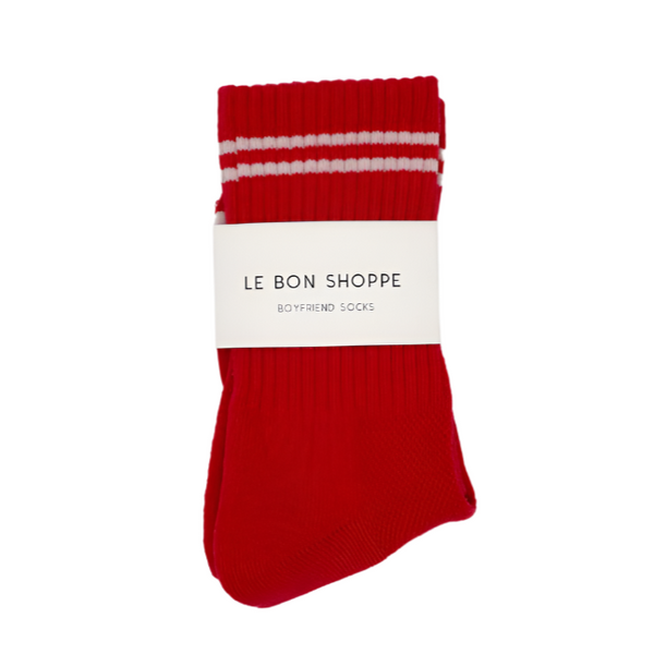 Boyfriend Socks - Red