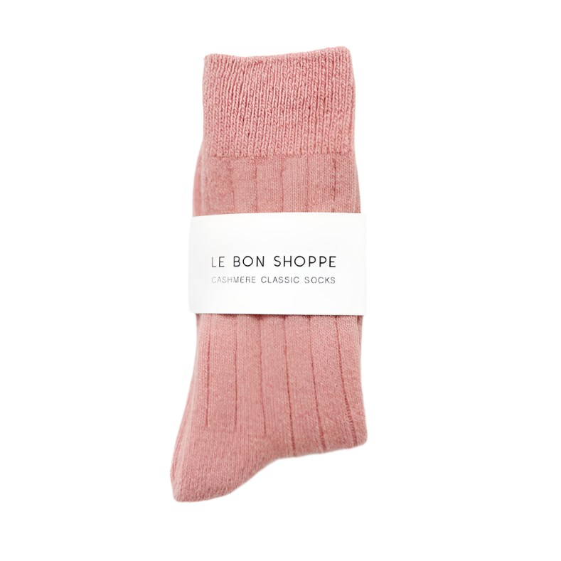 Classic Cashmere Socks - Rose Petal