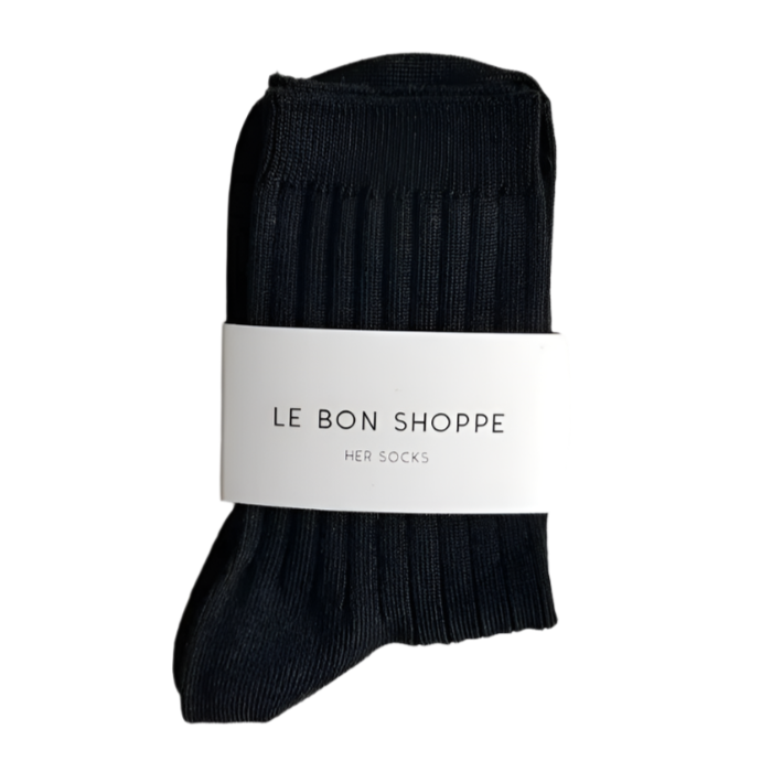 Her Socks - True Black