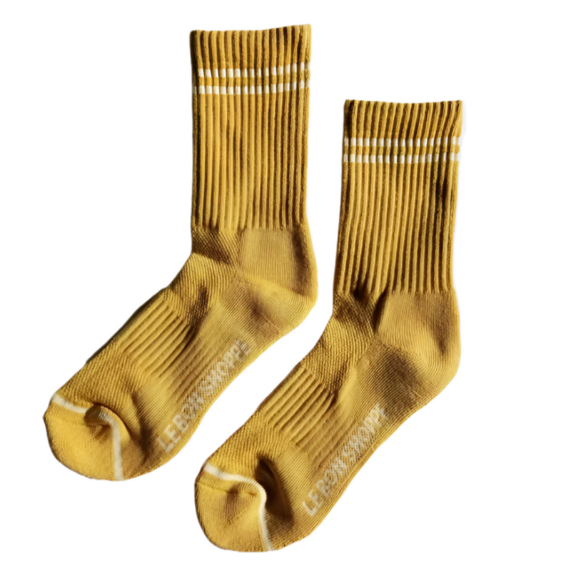 Boyfriend Socks - Butter