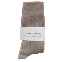 Classic Cashmere Socks - Fawn
