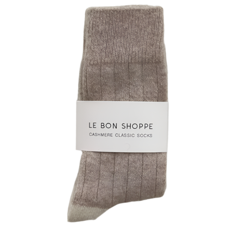 Classic Cashmere Socks - Fawn