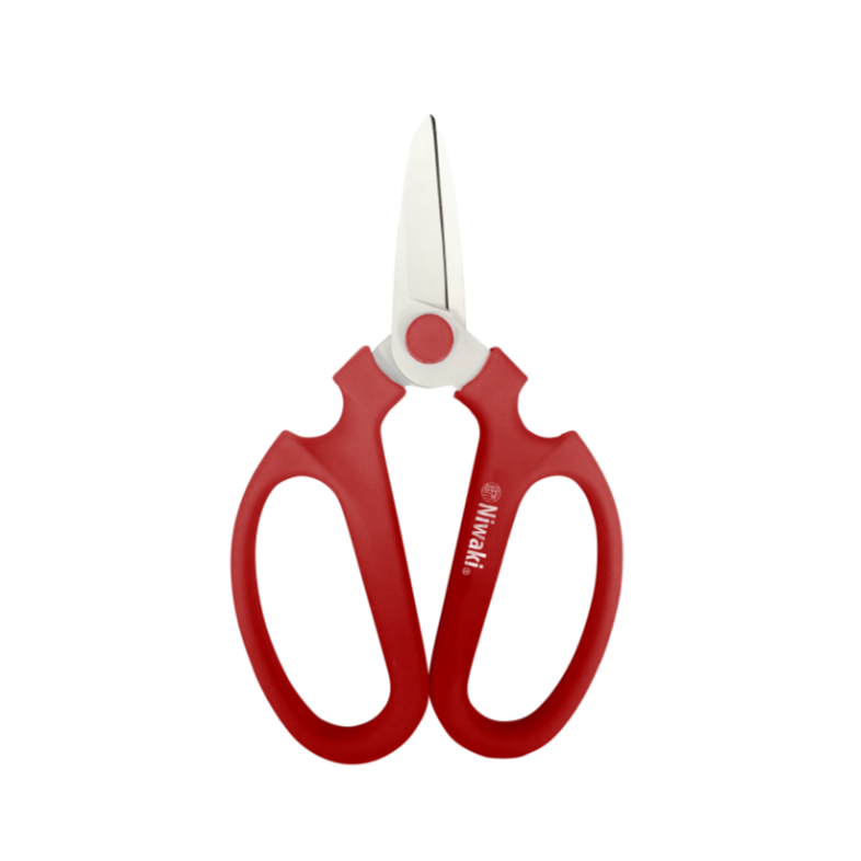 Sakagen Flower Scissors - Red