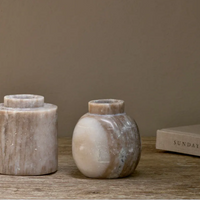 Khari Marble Vase - Round