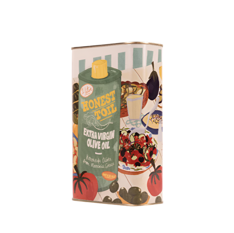 1 Litre Can of Extra Virgin Olive Oil by Honest Toil
