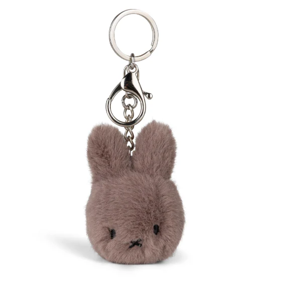 Miffy Fuzzy Keyring - Taupe