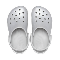 Kids Classic Clogs - Silver Glitter