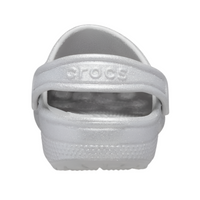 Kids Classic Clogs - Silver Glitter