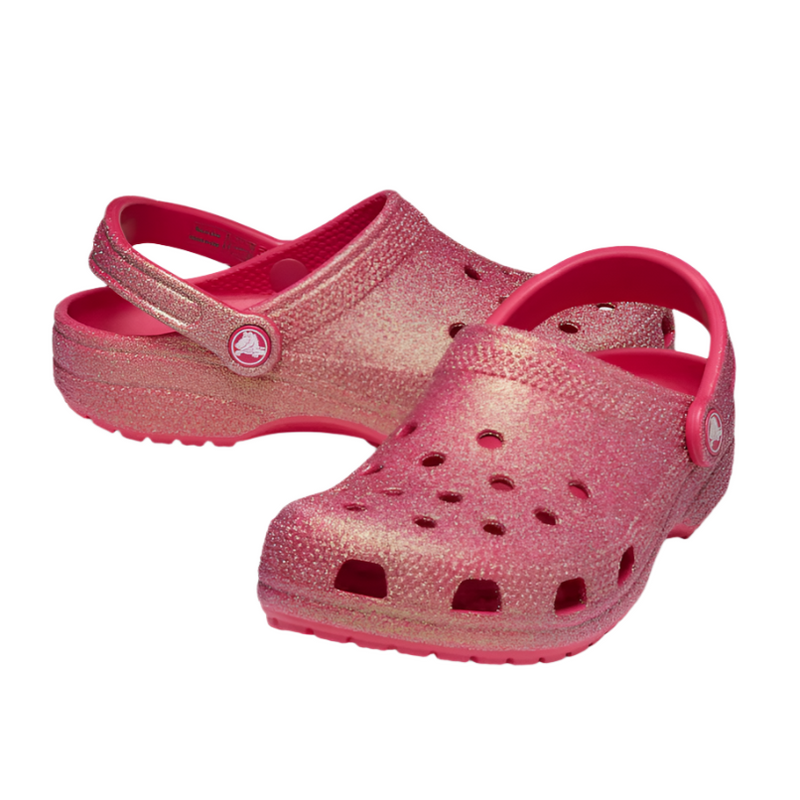 Classic Clogs - Dragon Fruit Iridescent Glitter