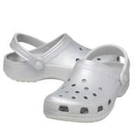 Classic Clogs - Silver Atmosphere Glitter
