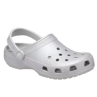 Classic Clogs - Silver Atmosphere Glitter