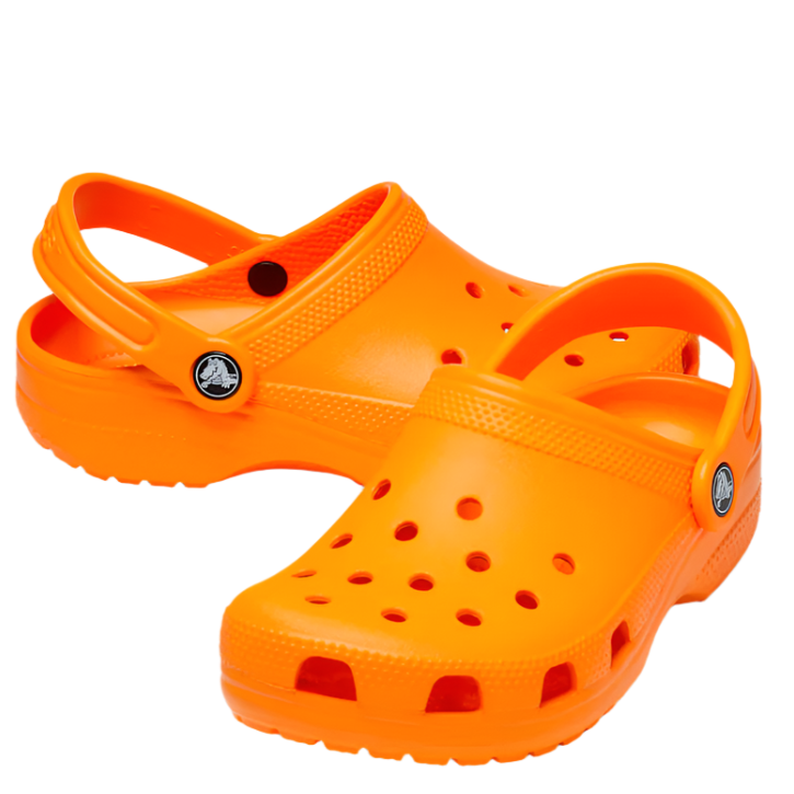 Kids Classic Clogs - Orange Zing