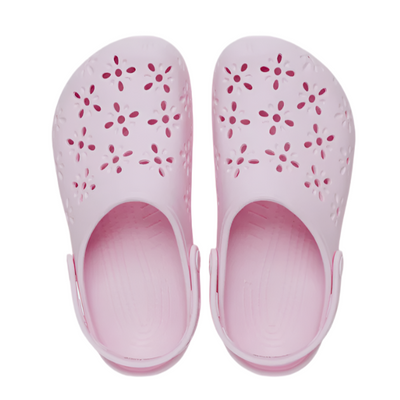 Classic Floral Clogs - Pink Milk