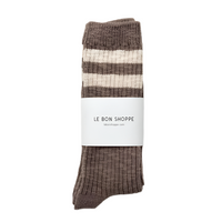 Cottage Varsity Socks - Flax Varsity