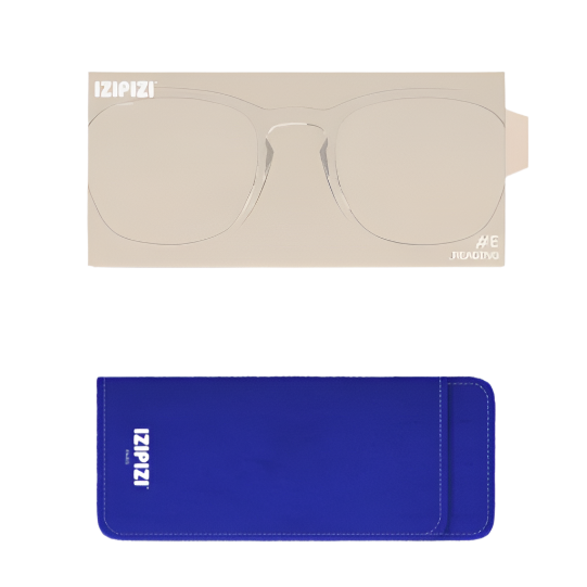 #E Reading Glasses - Paper Note Beige