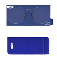 #D Reading Glasses - Blue Ink