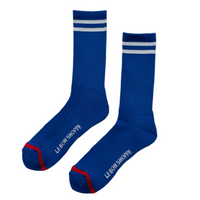 Extended Boyfriend Socks - Cobalt