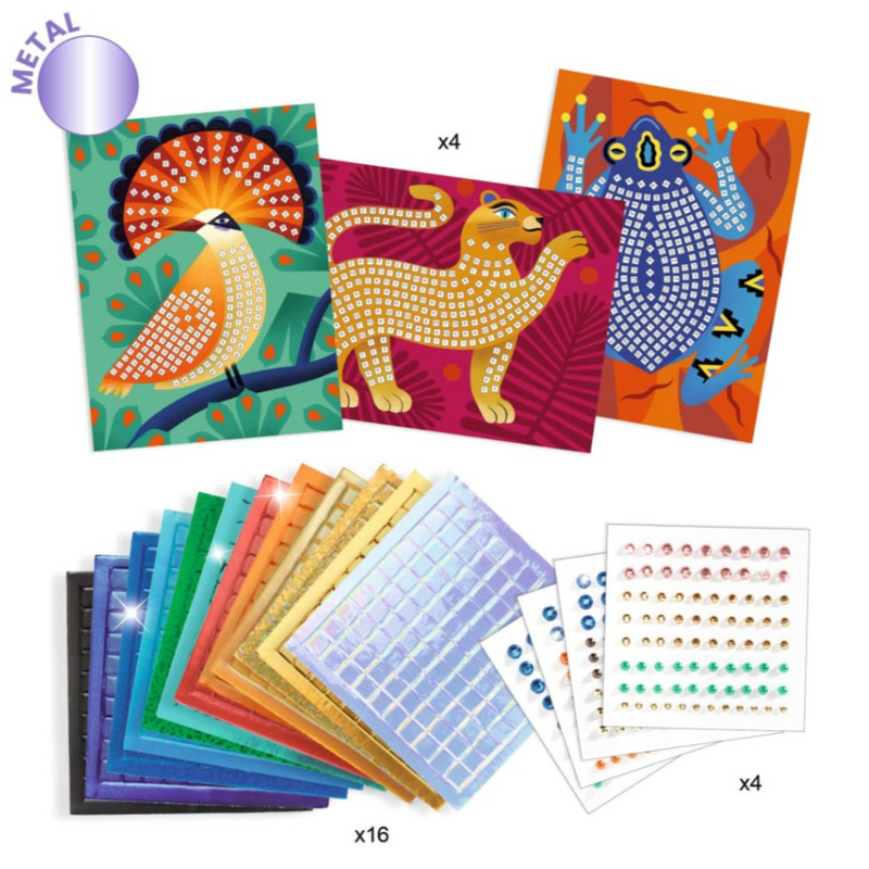 Mosaic Art By Number Kit - Deep in the Jungle