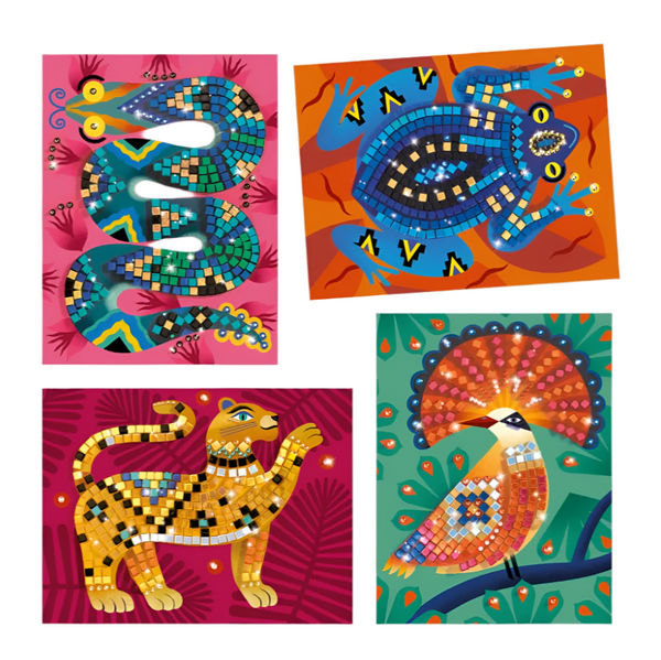 Mosaic Art By Number Kit - Deep in the Jungle