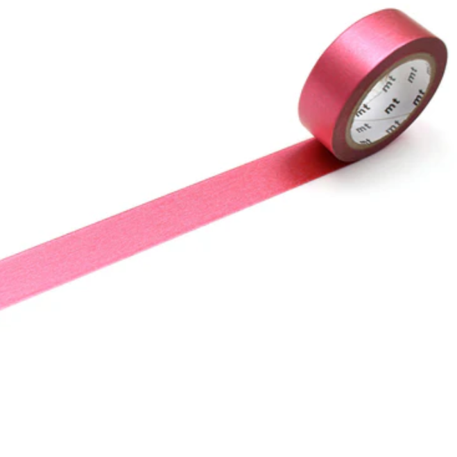 Washi Tape - Metallic Red