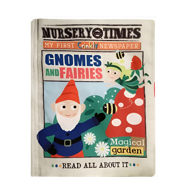 Crinkly Newspaper - Fairies & Gnomes