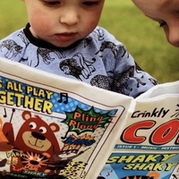 Crinkly Cloth Newspaper - Comic issue Music