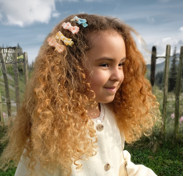 Heidi Floral Mini Bow Clip Set