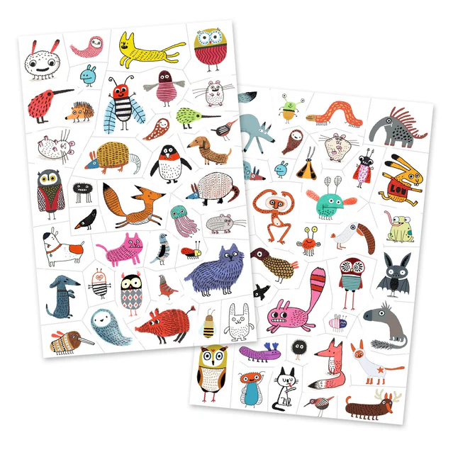 Djeco Temporary Tattoos - Little Critters
