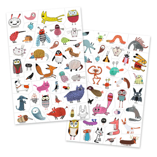 Djeco Temporary Tattoos - Little Critters