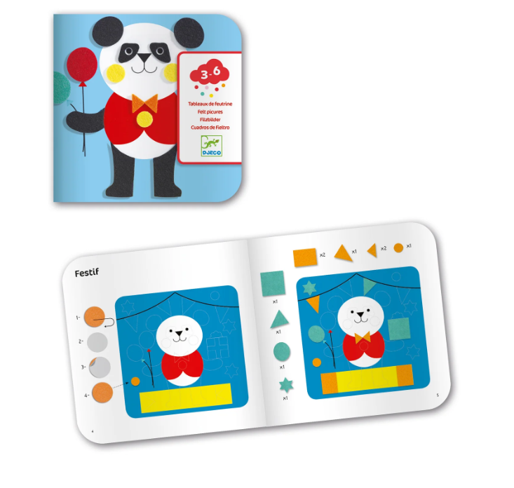 Djeco Felt Collage - Gentle Creatures